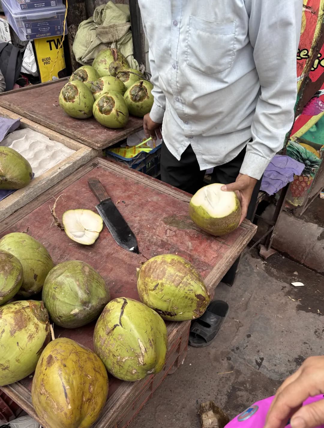 Indian Coconuts, Old Delhi, 2025